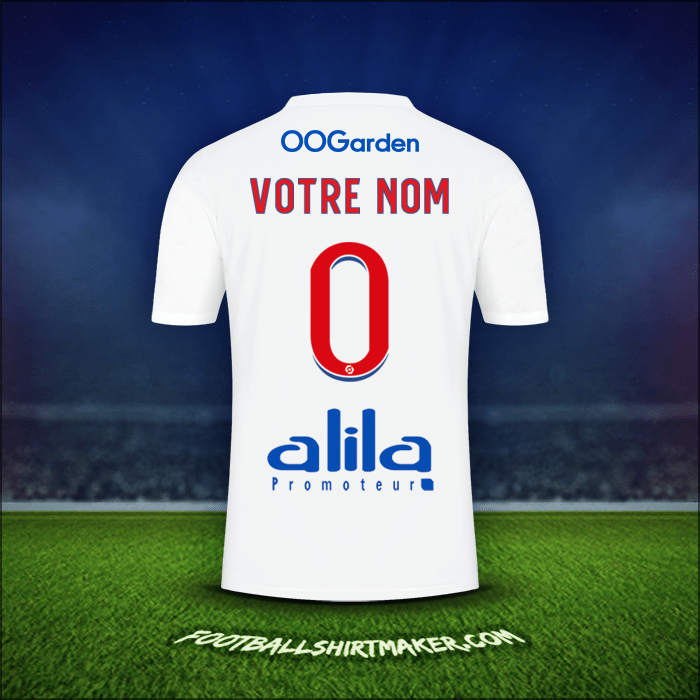 Maillot Olympique Lyon 2022/2023 -  votre nom - 0
