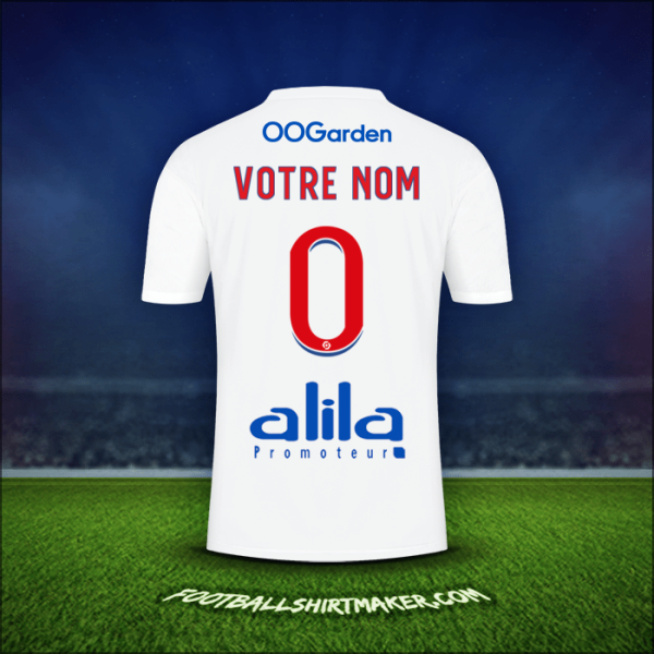 Maillot Olympique Lyon 2022/2023 -  votre nom - 0