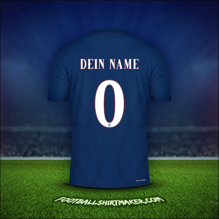 Trikot Paris Saint Germain Cup 2022/2023 -  dein name - 0