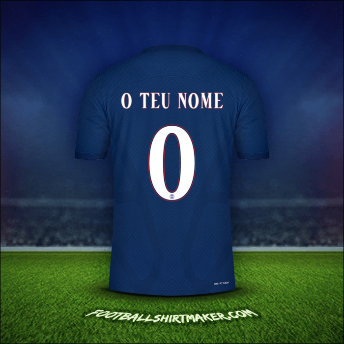 Camisola Paris Saint Germain Cup 2022/2023 -  o teu nome - 0