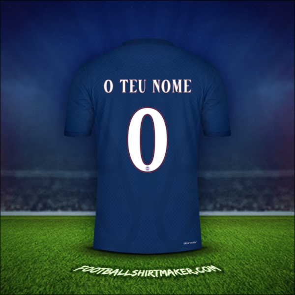 Camisola Paris Saint Germain Cup 2022/2023 -  o teu nome - 0