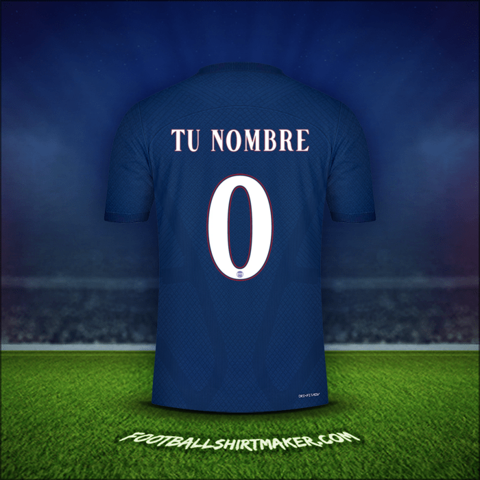 Camiseta Paris Saint Germain Cup 2022/2023 -  tu nombre - 0
