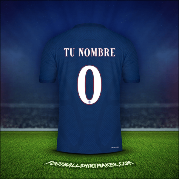 Camiseta Paris Saint Germain Cup 2022/2023 -  tu nombre - 0