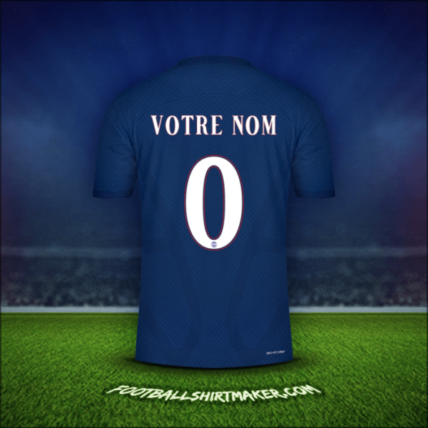 Maillot Paris Saint Germain Cup 2022/2023 -  votre nom - 0