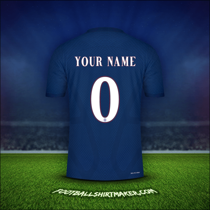 Jersey Paris Saint Germain Cup 2022/2023 -  your name - 0