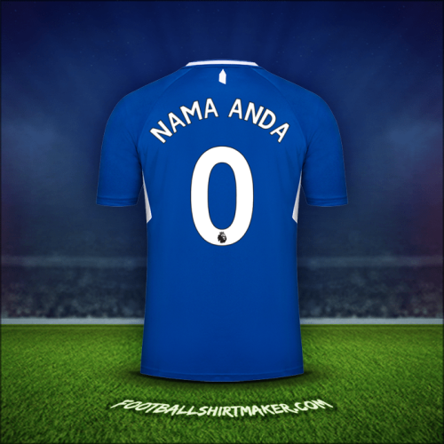 Jersey Everton FC 2022/2023 -  nama anda - 0