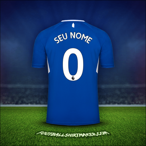 Camisa Everton FC 2022/2023 -  seu nome - 0