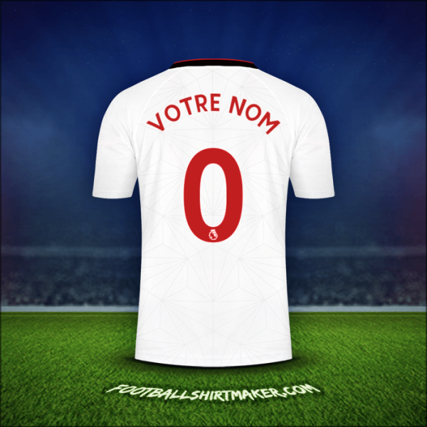 Maillot Southampton FC 2022/2023 -  votre nom - 0
