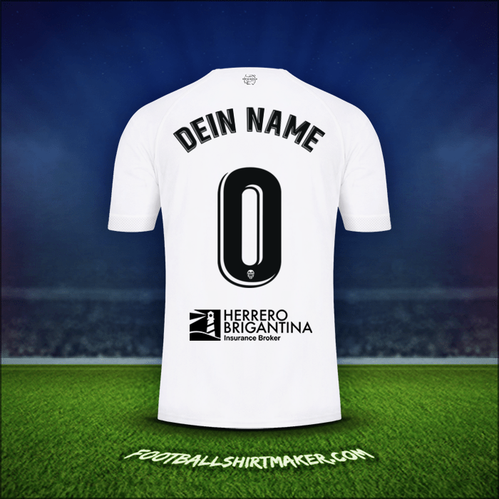 Trikot Valencia CF 2022/2023 -  dein name - 0