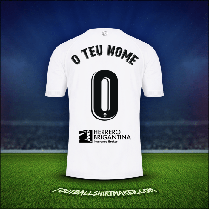 Camisola Valencia CF 2022/2023 -  o teu nome - 0
