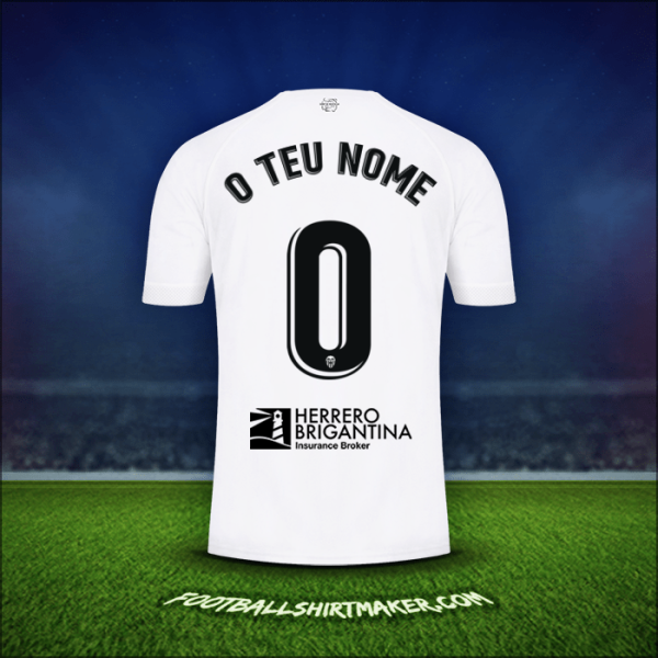 Camisola Valencia CF 2022/2023 -  o teu nome - 0