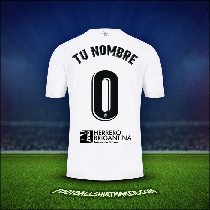 Camiseta Valencia CF 2022/2023 -  tu nombre - 0