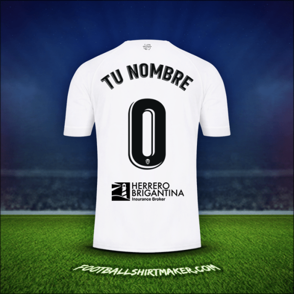 Camiseta Valencia CF 2022/2023 -  tu nombre - 0