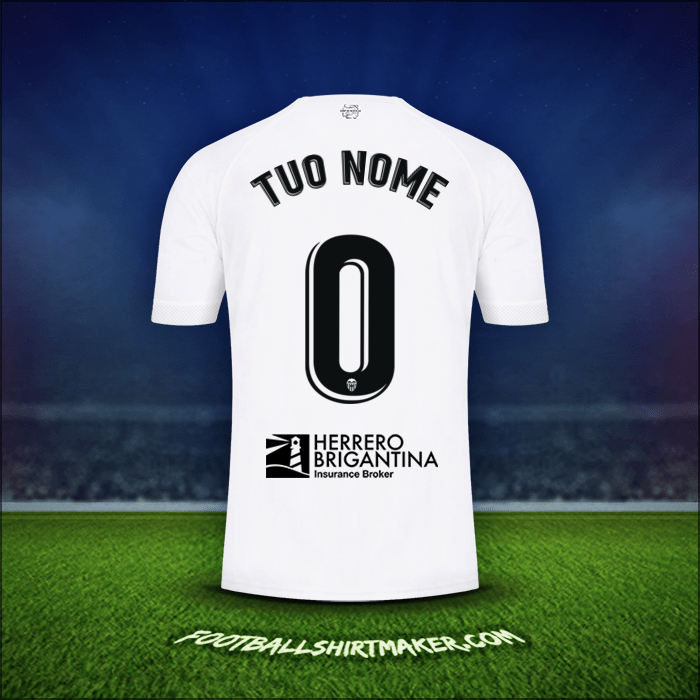 Maglia Valencia CF 2022/2023 -  tuo nome - 0