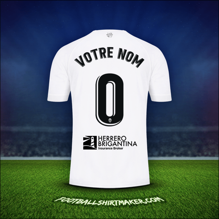 Maillot Valencia CF 2022/2023 -  votre nom - 0
