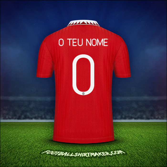 Camisola Manchester United Cup 2022/2023 -  o teu nome - 0