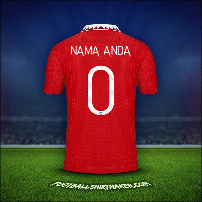 Jersey Manchester United Cup 2022/2023 -  nama anda - 0
