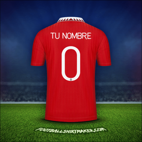 Jersey Manchester United Cup 2022/2023 -  tu nombre - 0