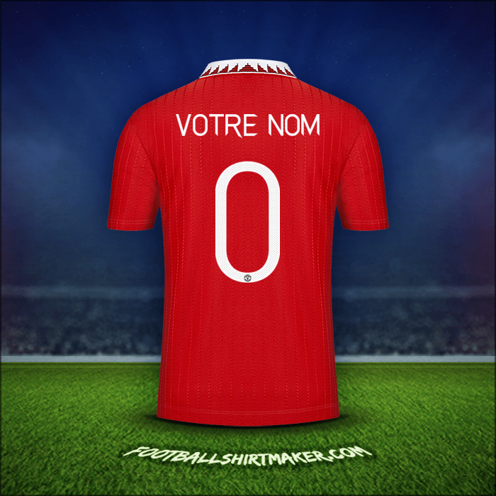 Maillot Manchester United Cup 2022/2023 -  votre nom - 0