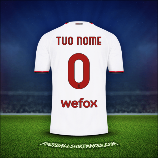 Maglia AC Milan 2022/2023 Seconda -  tuo nome - 0