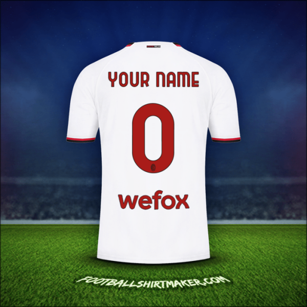 Shirt AC Milan 2022/2023 Away -  your name - 0