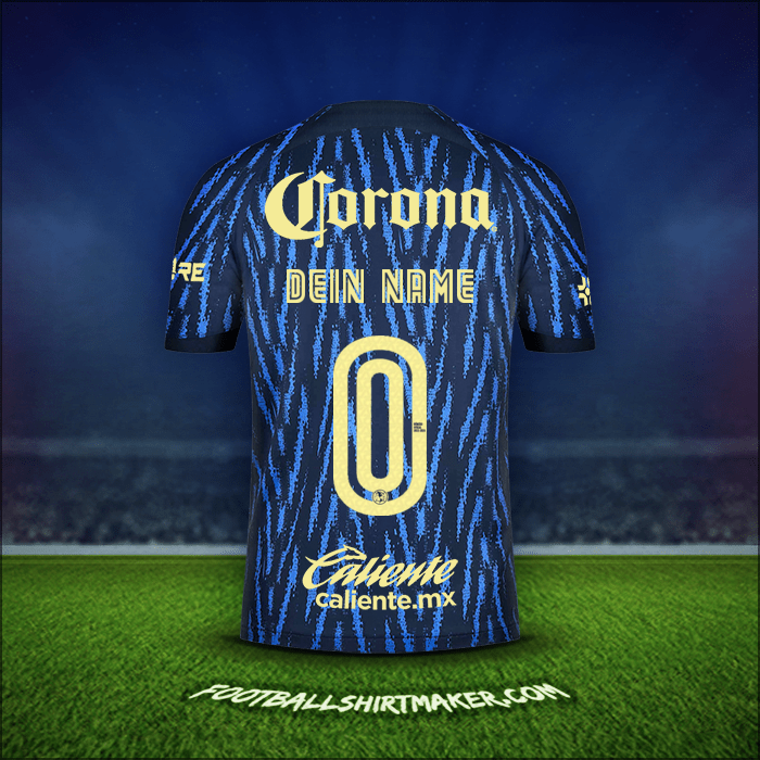 Trikot Club America 2022/2023 Auswärts -  dein name - 0