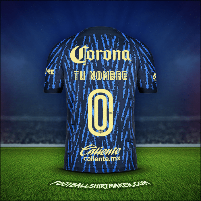 Jersey Club America 2022/2023 Visita -  tu nombre - 0