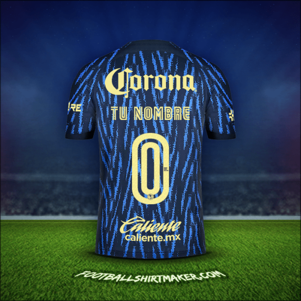 Camiseta Club America 2022/2023 Visita -  tu nombre - 0