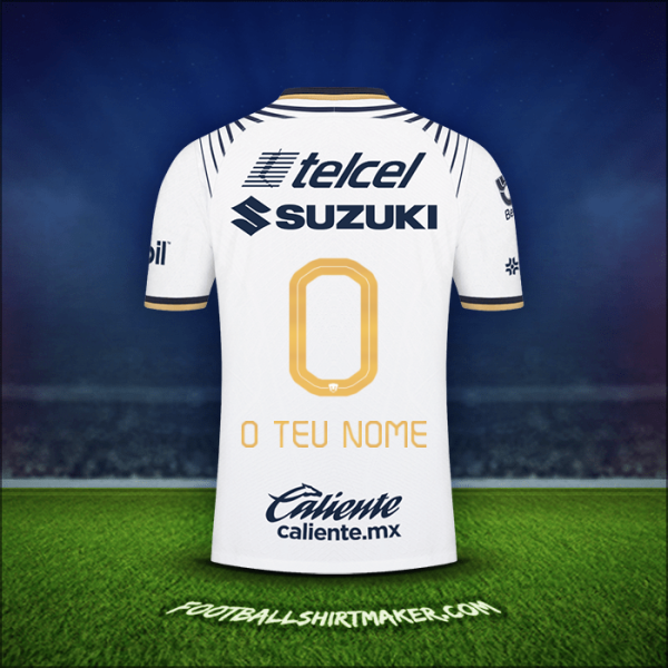 Camisola Pumas UNAM 2022/2023 -  o teu nome - 0