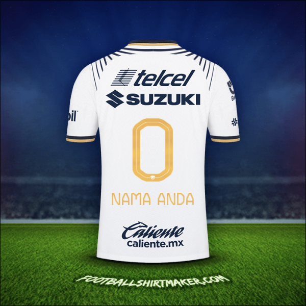 Jersey Pumas UNAM 2022/2023 -  nama anda - 0