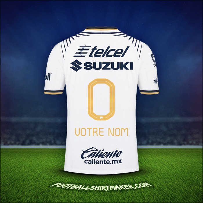 Maillot Pumas UNAM 2022/2023 -  votre nom - 0