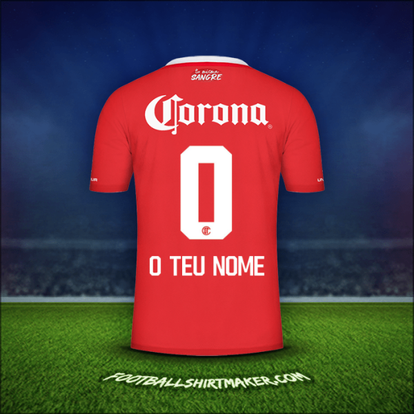 Camisola Toluca FC 2022/2023 -  o teu nome - 0