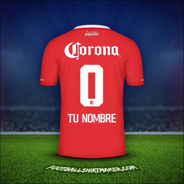 Jersey Toluca FC 2022/2023 -  tu nombre - 0