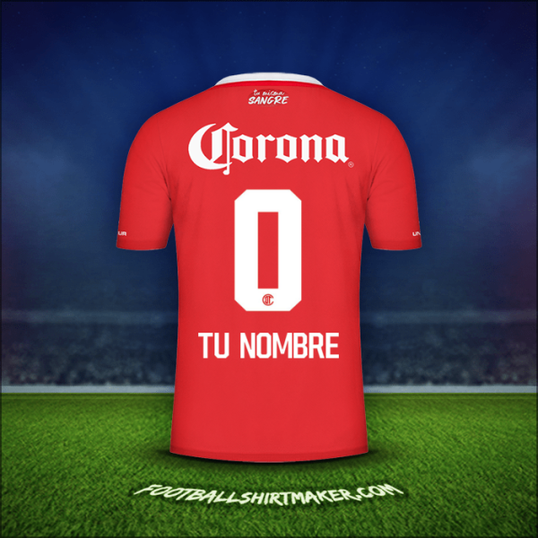Jersey Toluca FC 2022/2023 -  tu nombre - 0