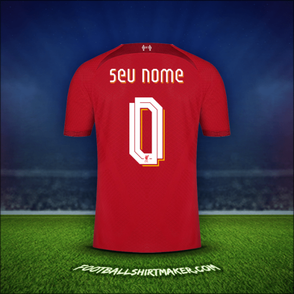 Camisa Liverpool FC Cup 2022/2023 -  seu nome - 0