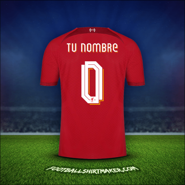 Jersey Liverpool FC Cup 2022/2023 -  tu nombre - 0