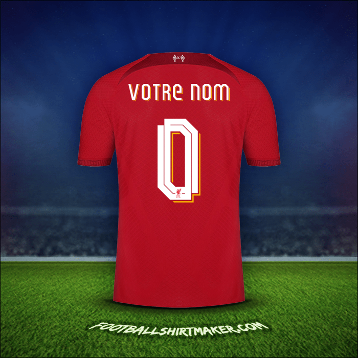 Maillot Liverpool FC Cup 2022/2023 -  votre nom - 0