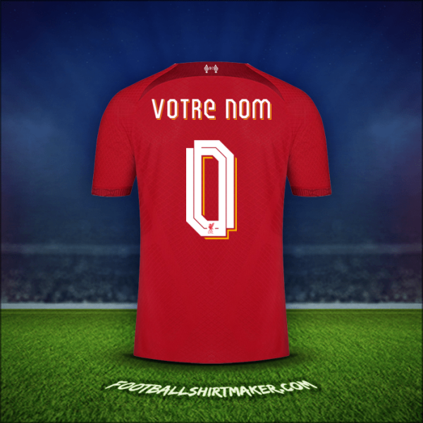 Maillot Liverpool FC Cup 2022/2023 -  votre nom - 0