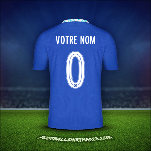 Maillot Chelsea Cup 2022/2023 -  votre nom - 0
