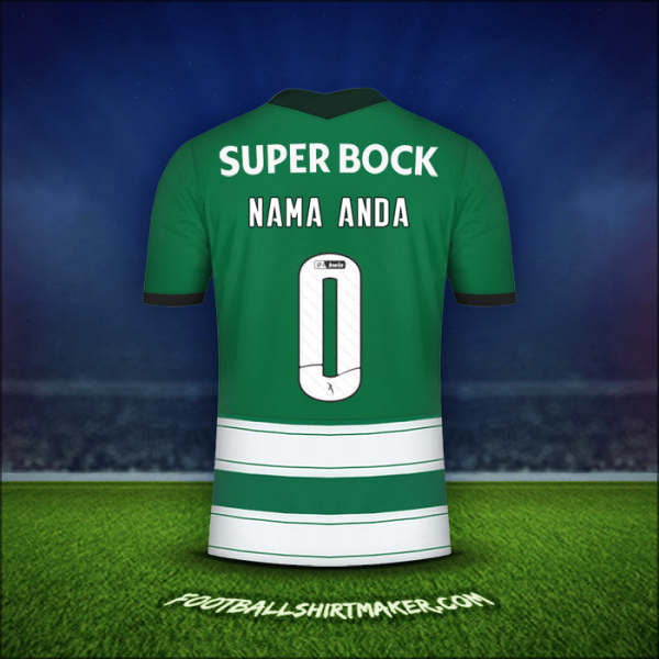 Jersey Sporting Clube 2022/2023 -  nama anda - 0