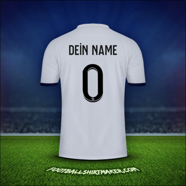 Trikot Paris Saint Germain 2022/2023 Auswärts -  dein name - 0
