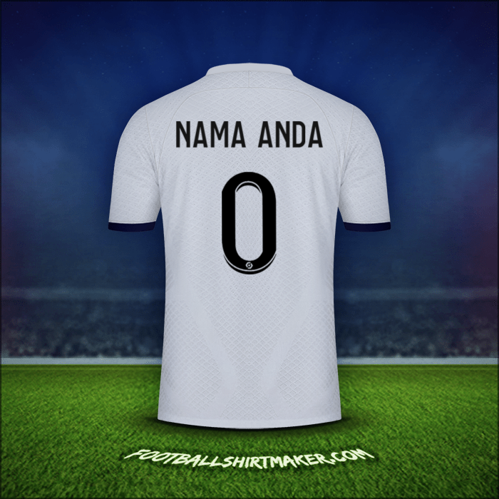 Jersey Paris Saint Germain 2022/2023 Alternatif -  nama anda - 0