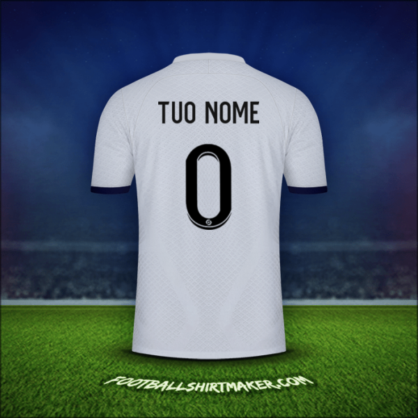 Maglia Paris Saint Germain 2022/2023 Seconda -  tuo nome - 0