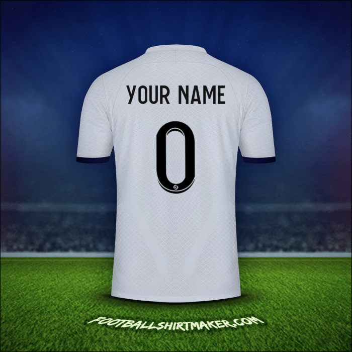 Jersey Paris Saint Germain 2022/2023 Away -  your name - 0