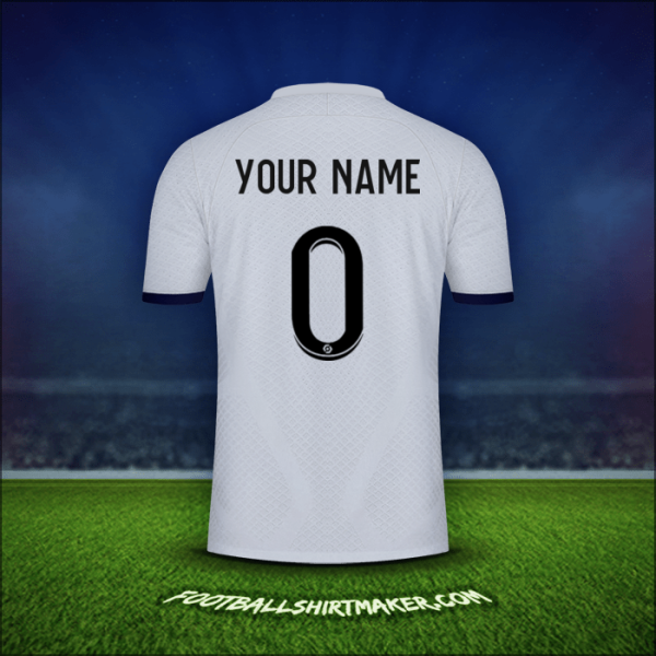 Jersey Paris Saint Germain 2022/2023 Away -  your name - 0