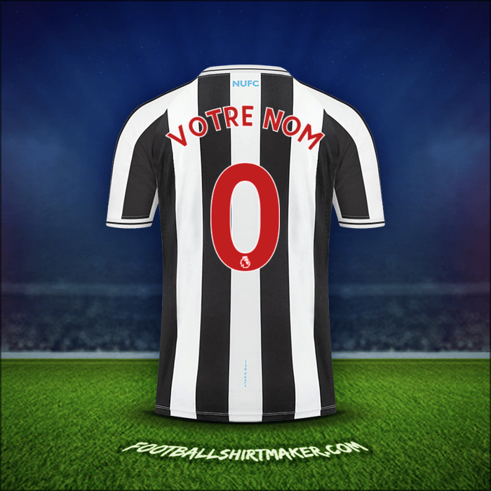 Maillot Newcastle United FC 2022/2023 -  votre nom - 0