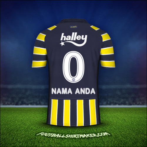Jersey Fenerbahce SK 2022/2023 -  nama anda - 0
