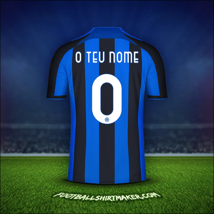 Camisola Inter Cup 2022/2023 -  o teu nome - 0