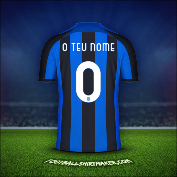 Camisola Inter Cup 2022/2023 -  o teu nome - 0