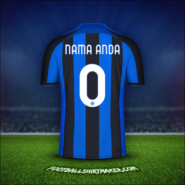Jersey Inter Cup 2022/2023 -  nama anda - 0